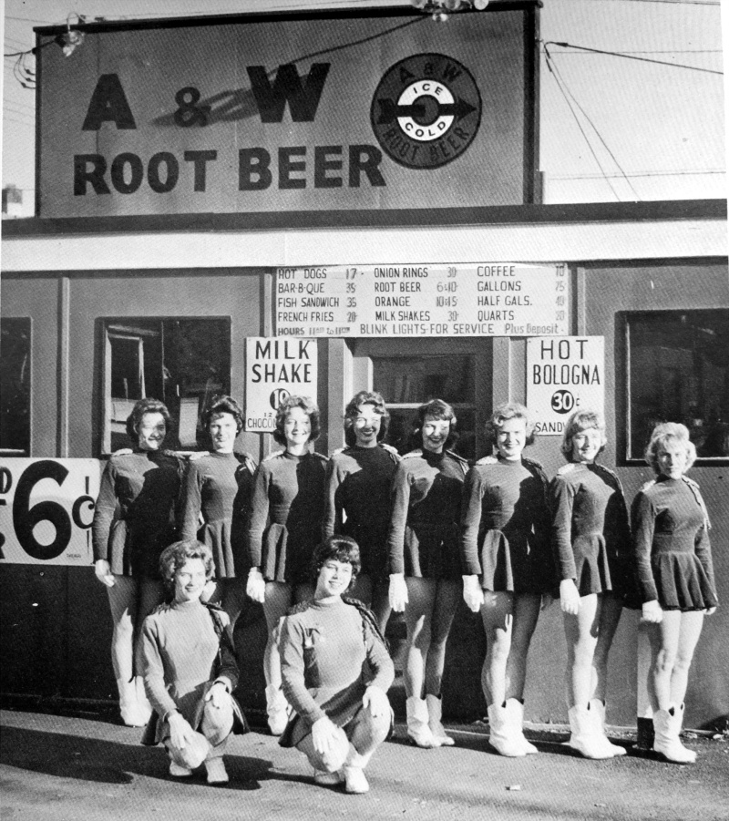 A&W root beer with SJHS majoretts