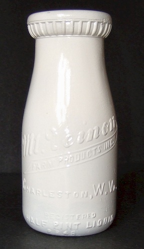 Mount Vernon Dairy Milk Bottle