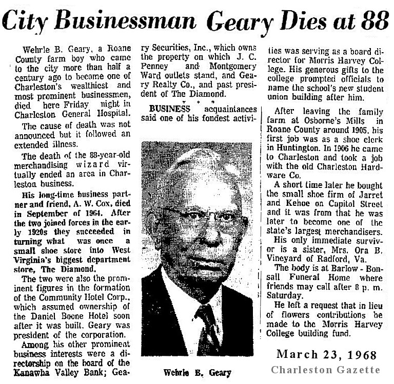 Geary Obit