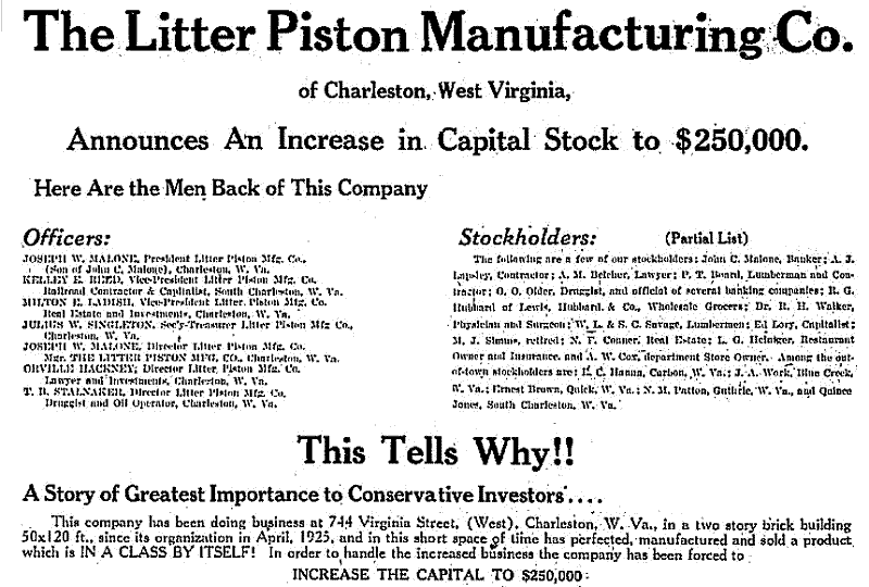 Litter Piston