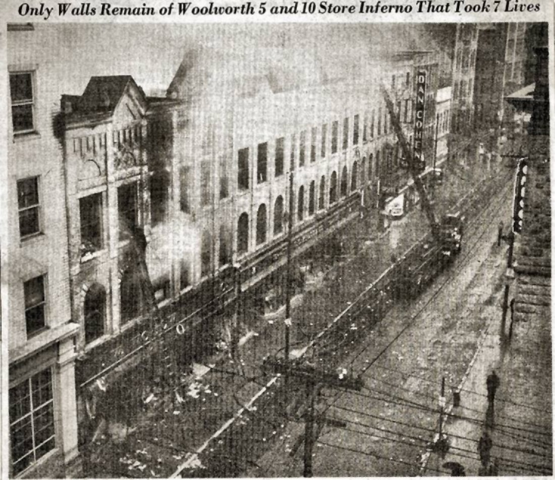 woolworth fire